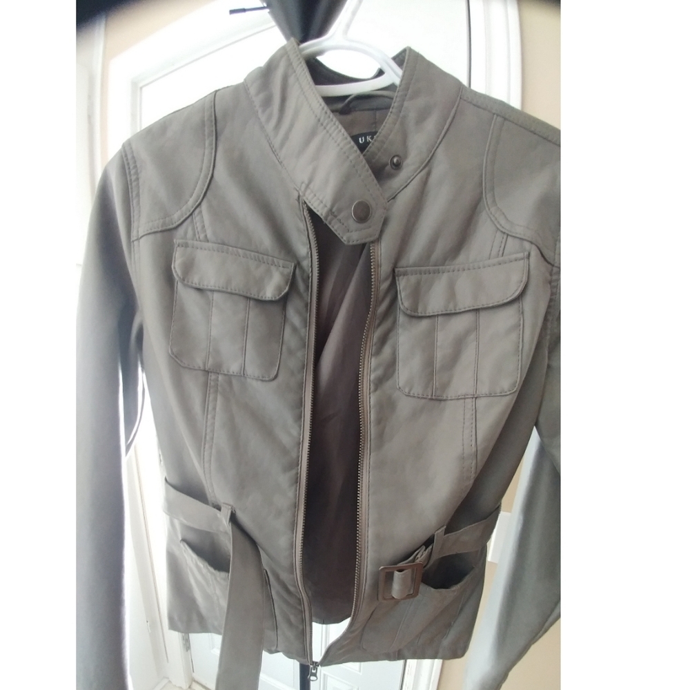 (Faux) Leather jacket